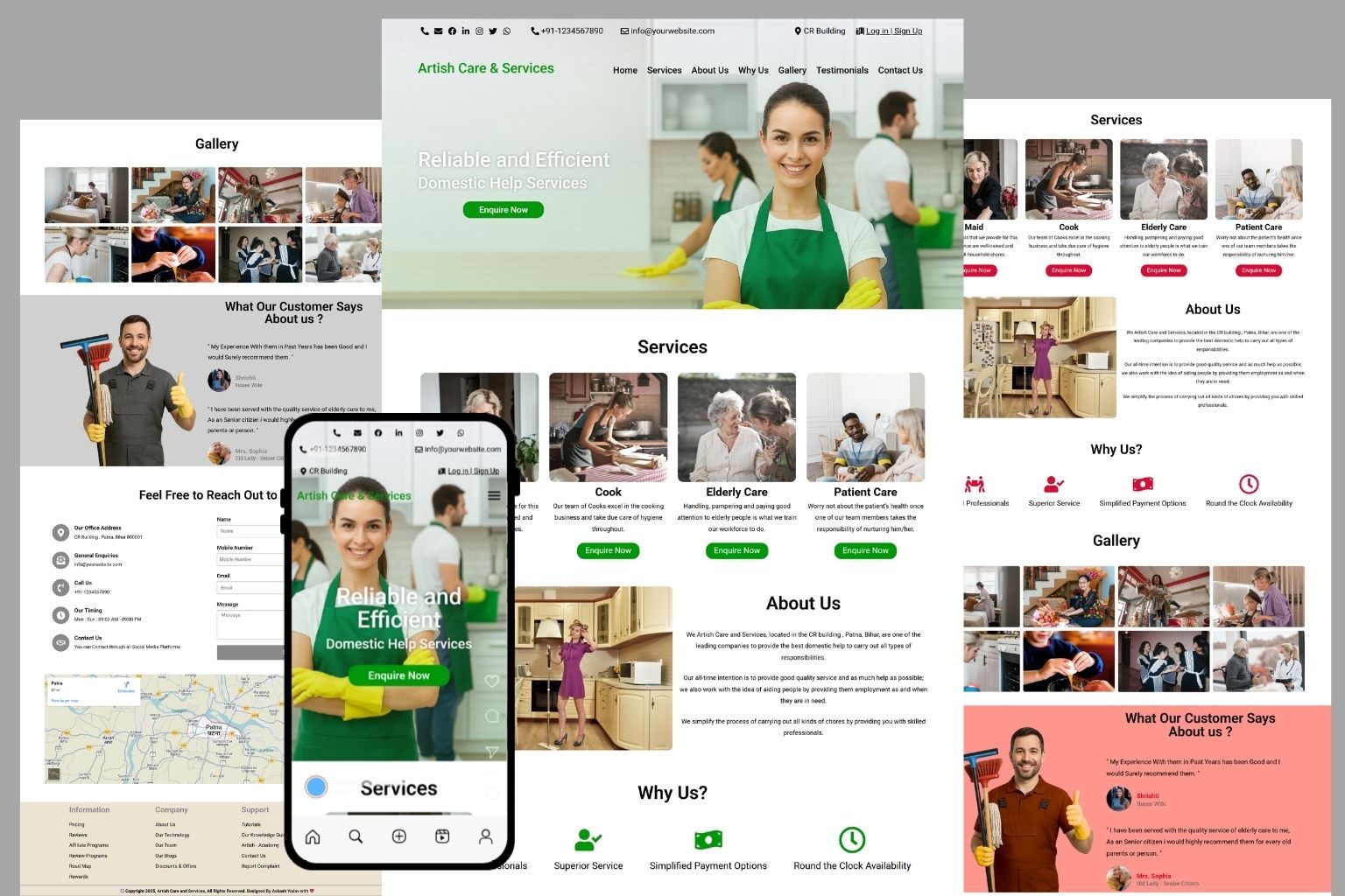 Cleaning Service Business Website