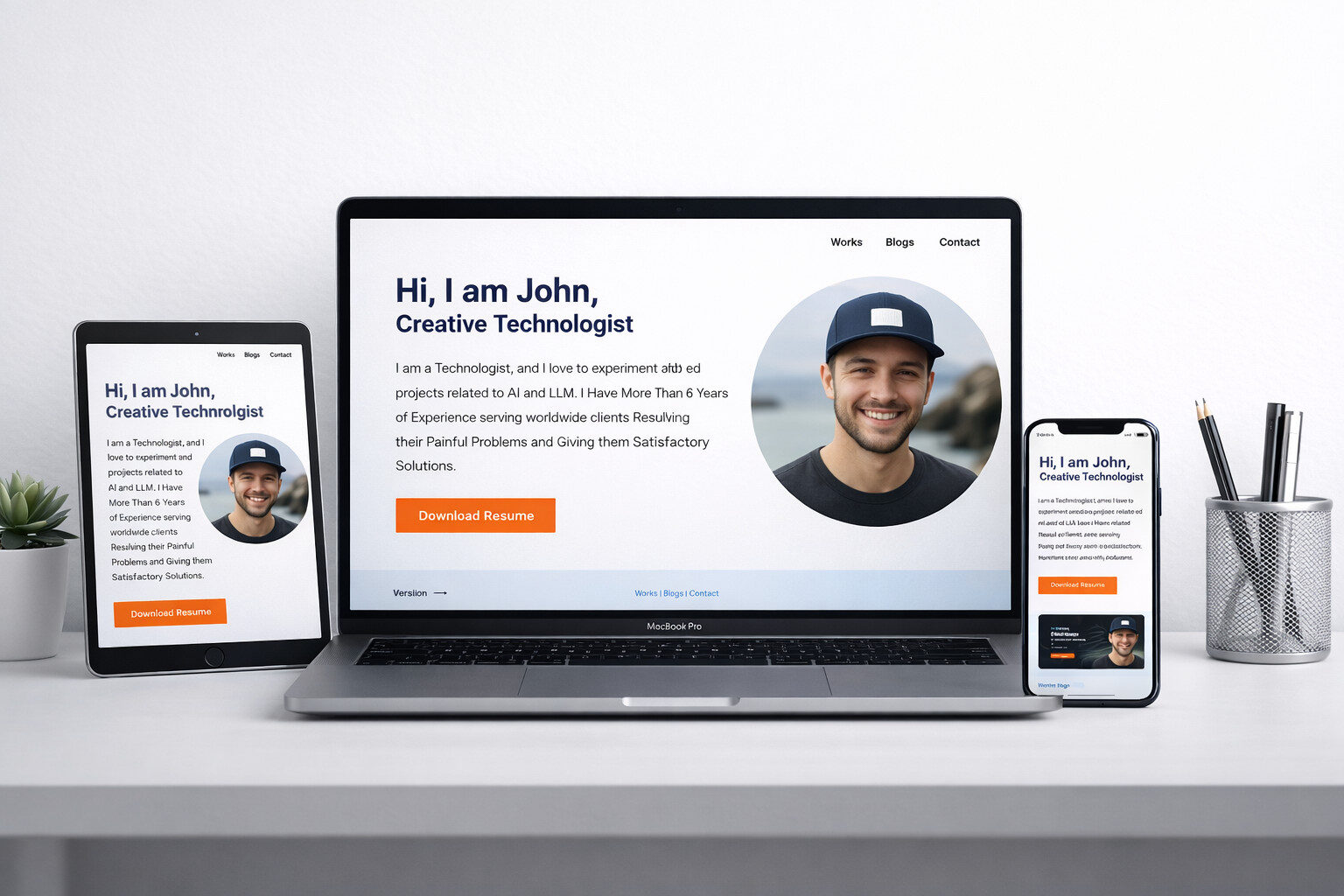 Simple Portfolio Website