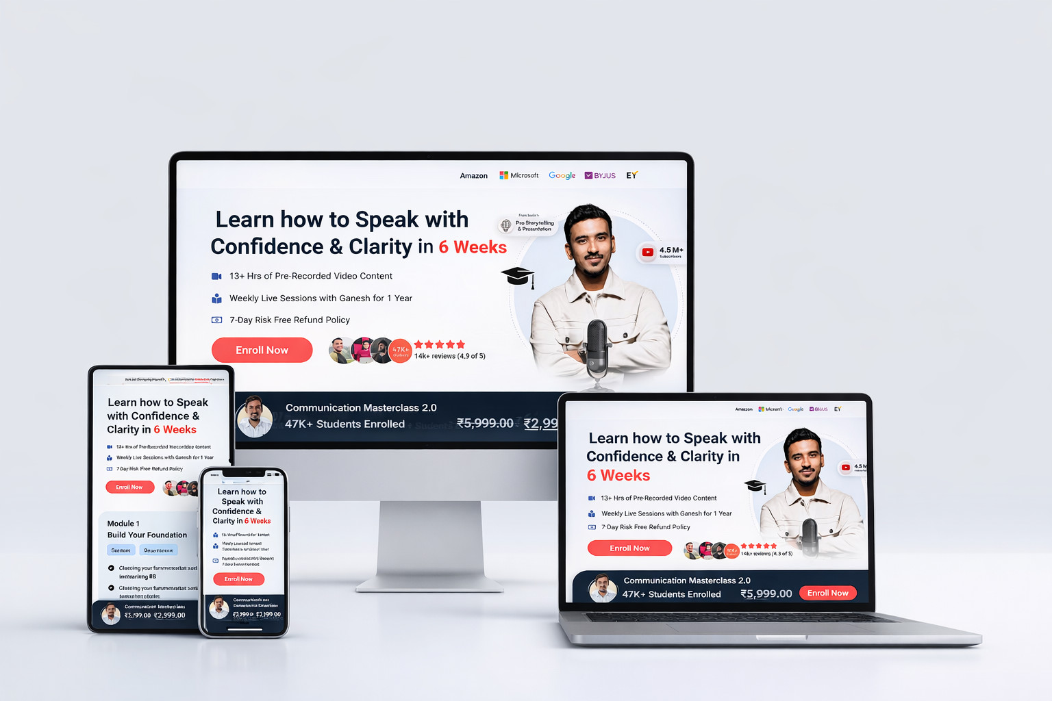 Communication Masterclass Landing Page- ThinkSchool